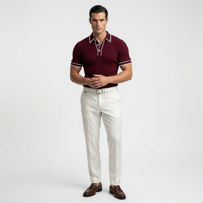 LORENT Casual Knit Polo