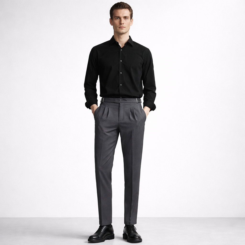 LORIANO Naples High Waist Trousers