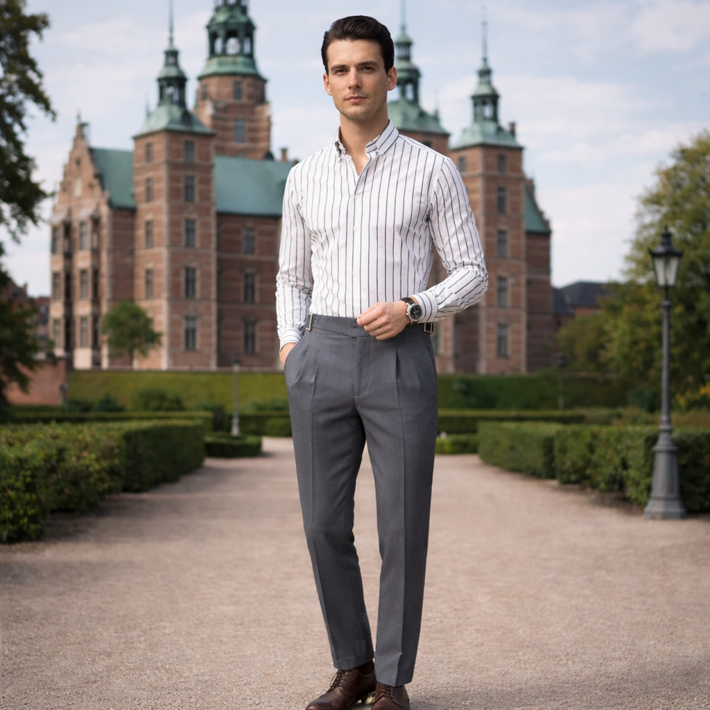 LORIANO Naples High Waist Trousers