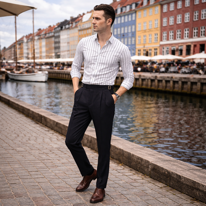LORIANO Naples High Waist Trousers