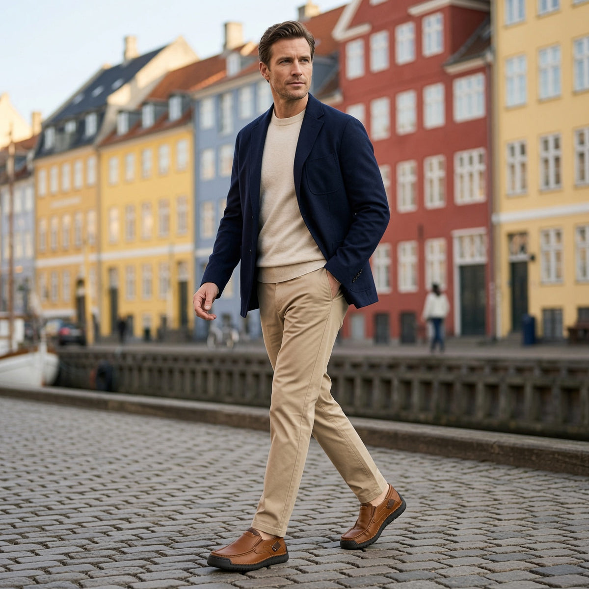 LORRO Leather Slip-on Shoes