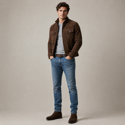 LOUIE Retro Seude Jacket