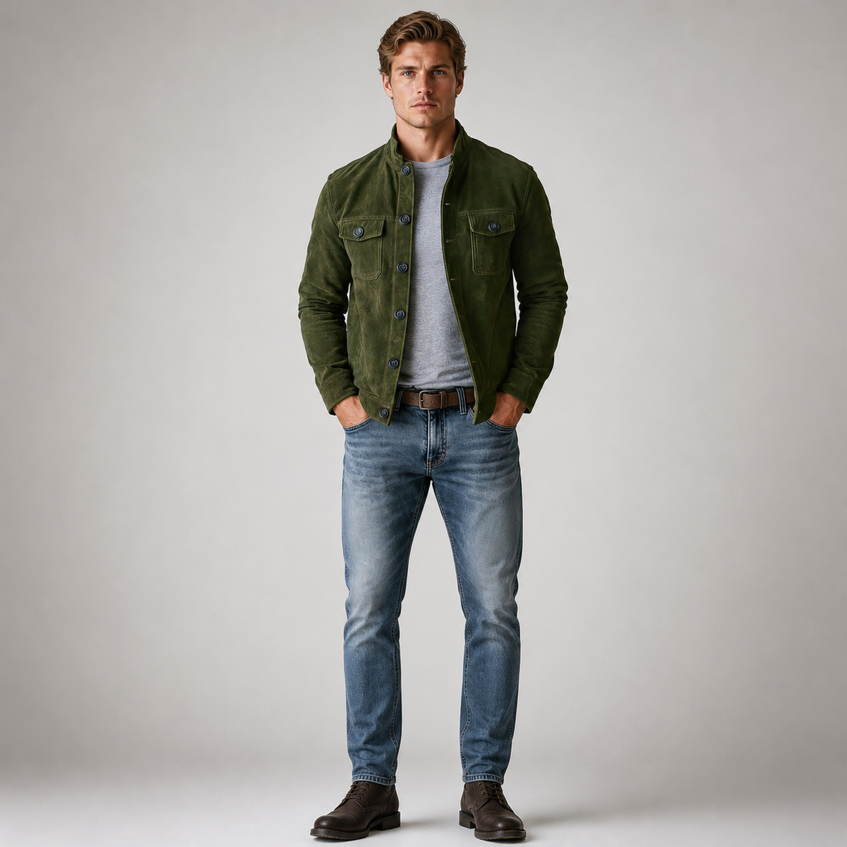 LOUIE Retro Seude Jacket