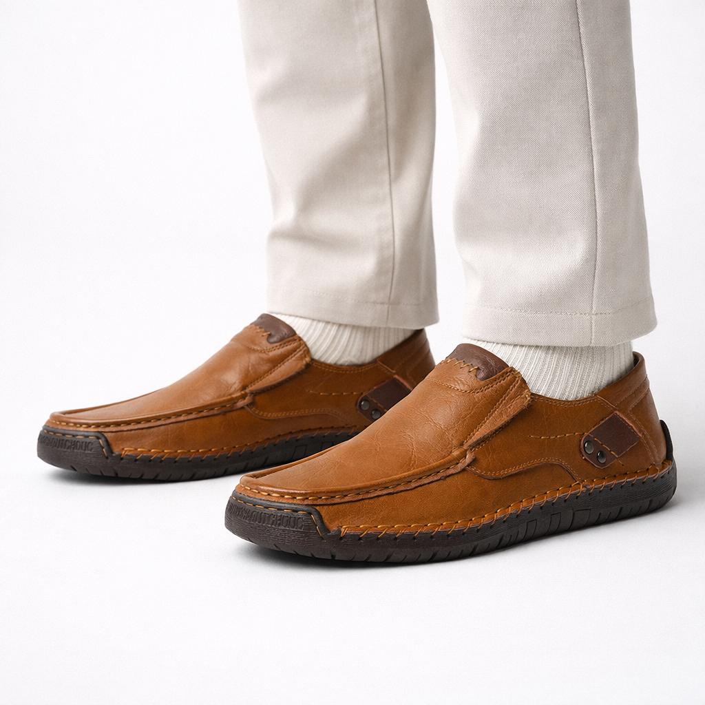LYON Slip-On Comfort Leather Shoes