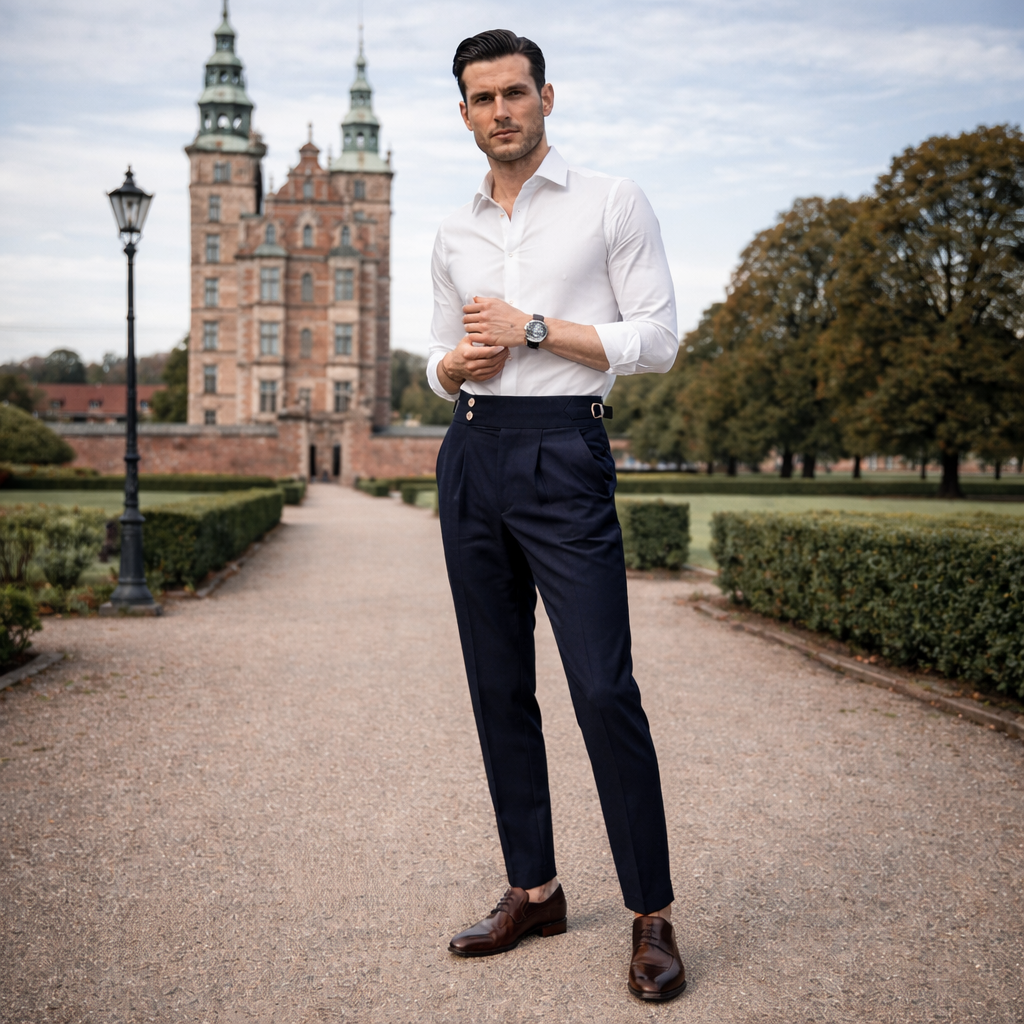 Langford High Waist Business Trousers