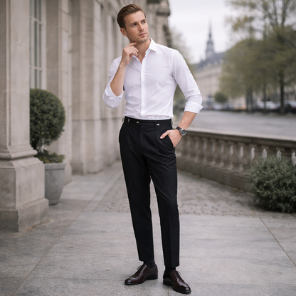Langford High Waist Business Trousers