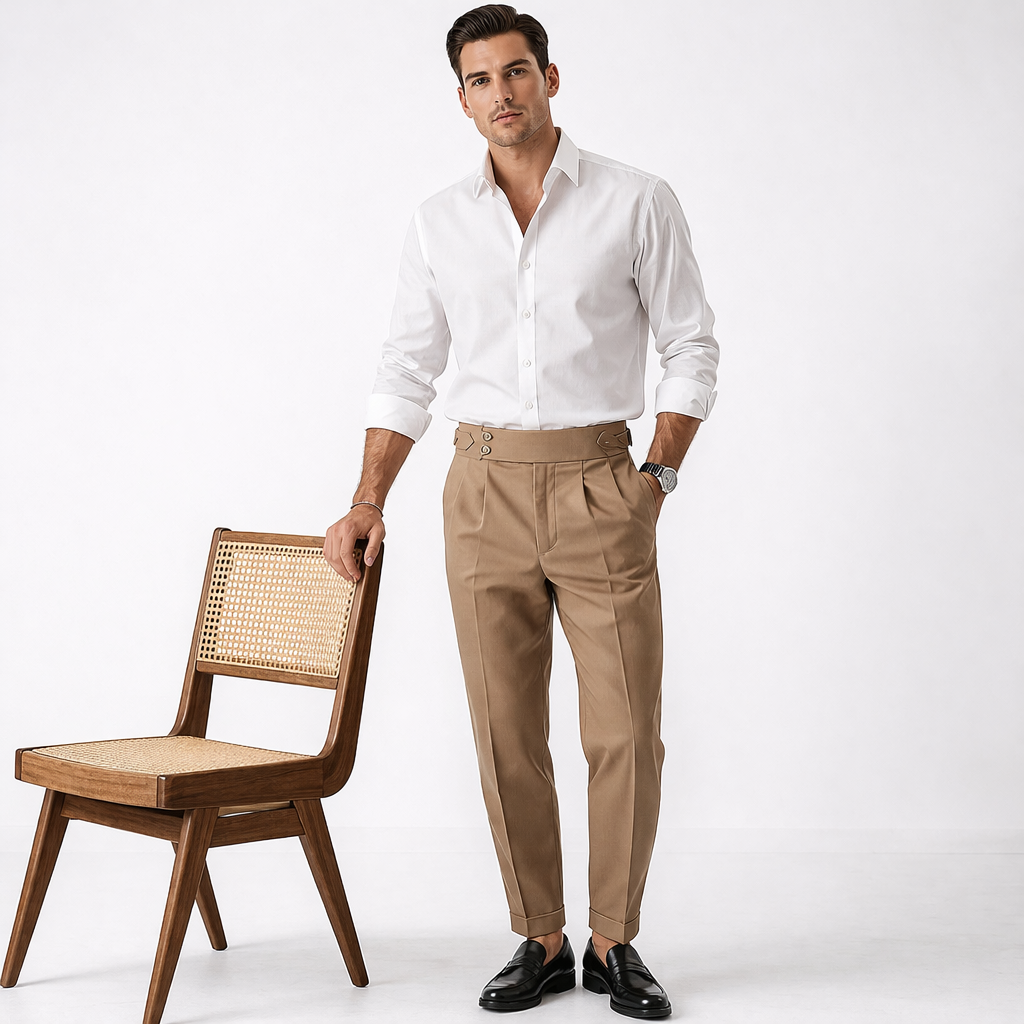 Langford High Waist Business Trousers