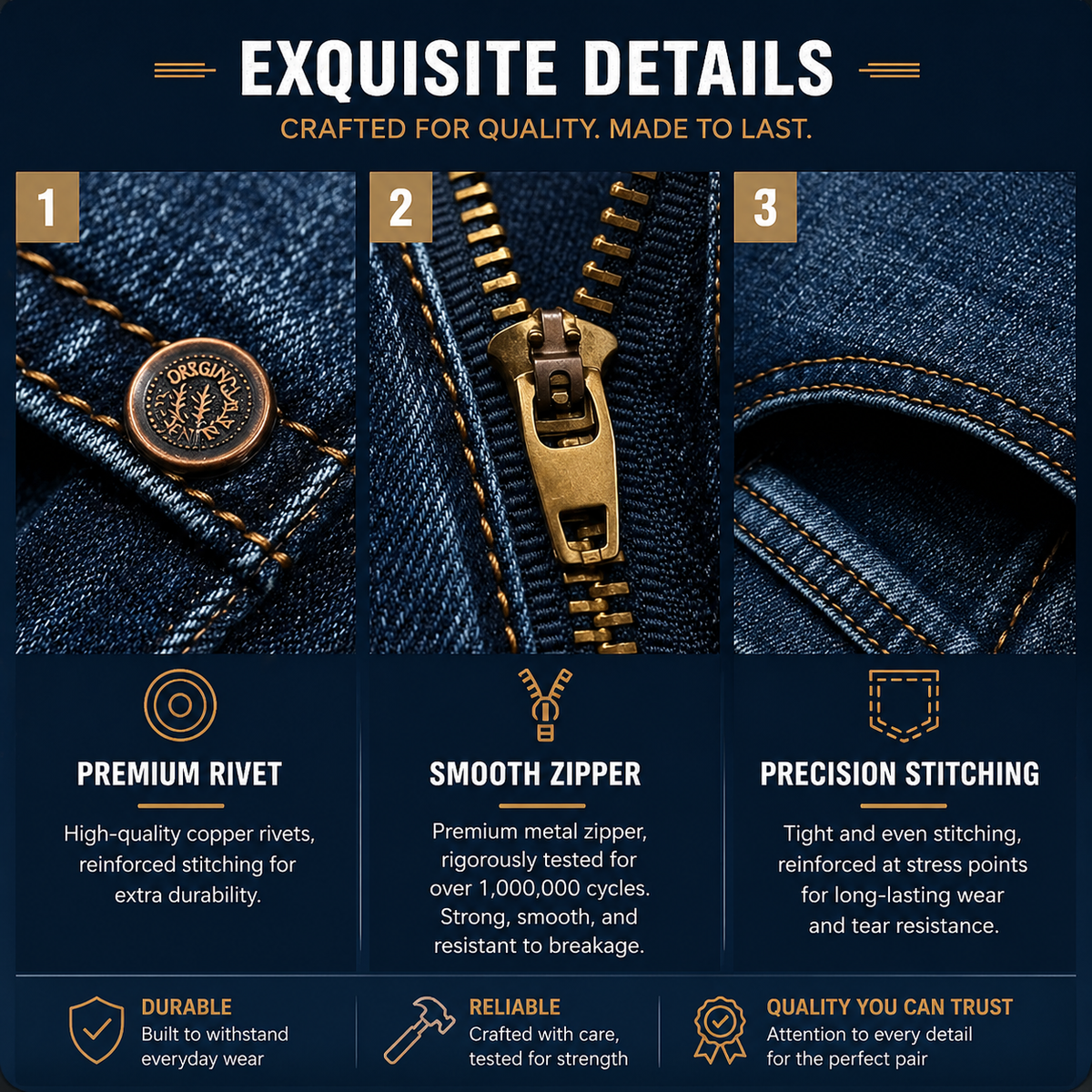 MATTEO Premium Stretch Denim Jeans