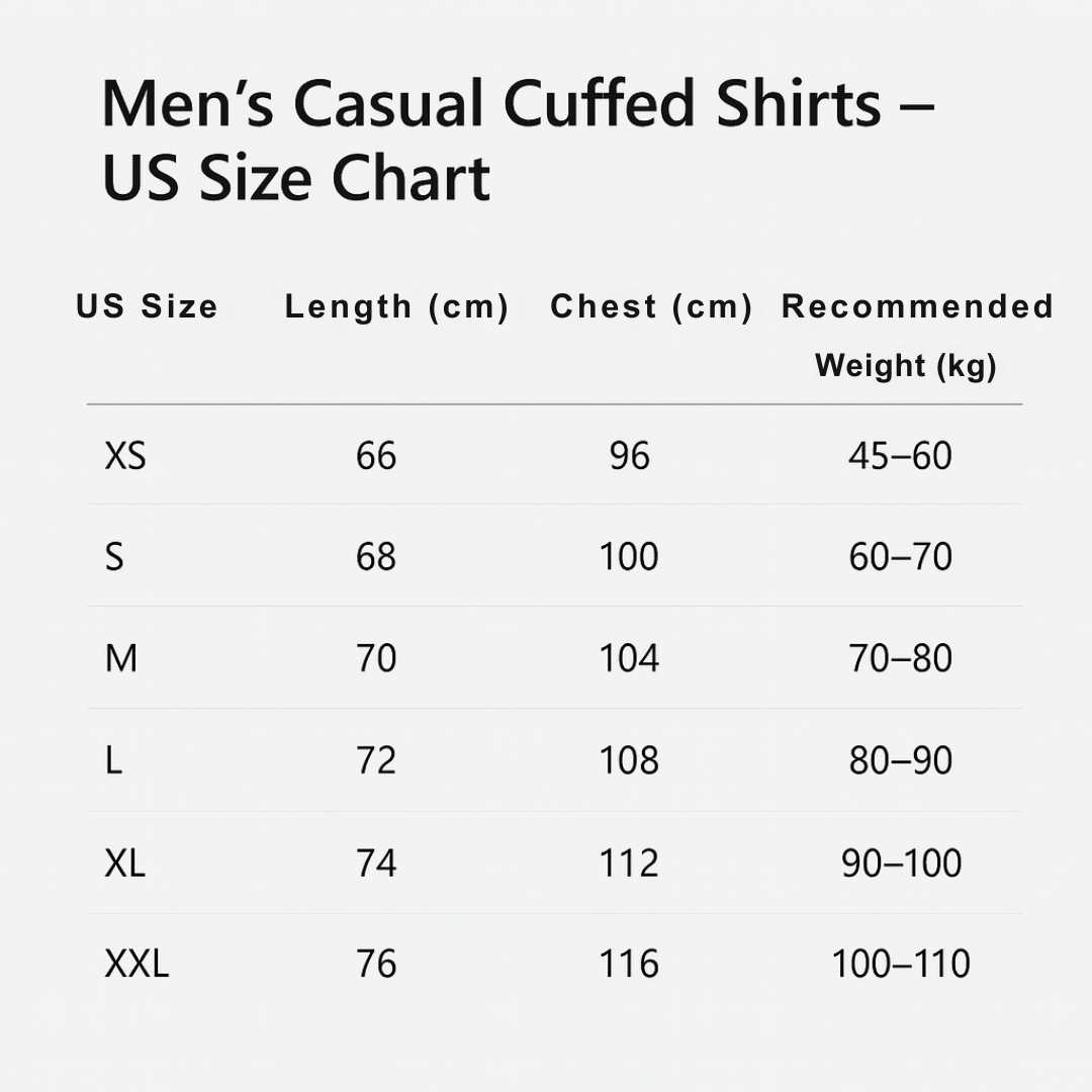 Men's casual cuffed T-shirt