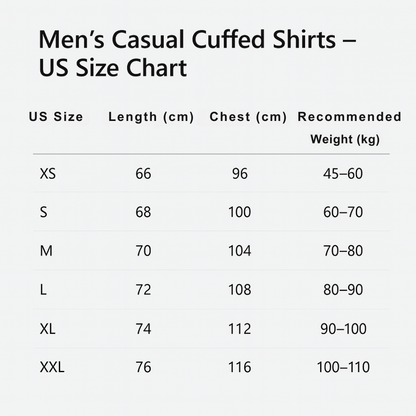 Men's casual cuffed T-shirt