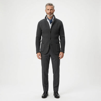 RENNAL Stand Collar Cardigan