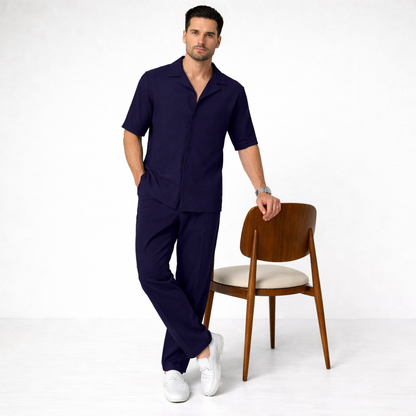 RHODS Vertical Pleated 2-Piece Set