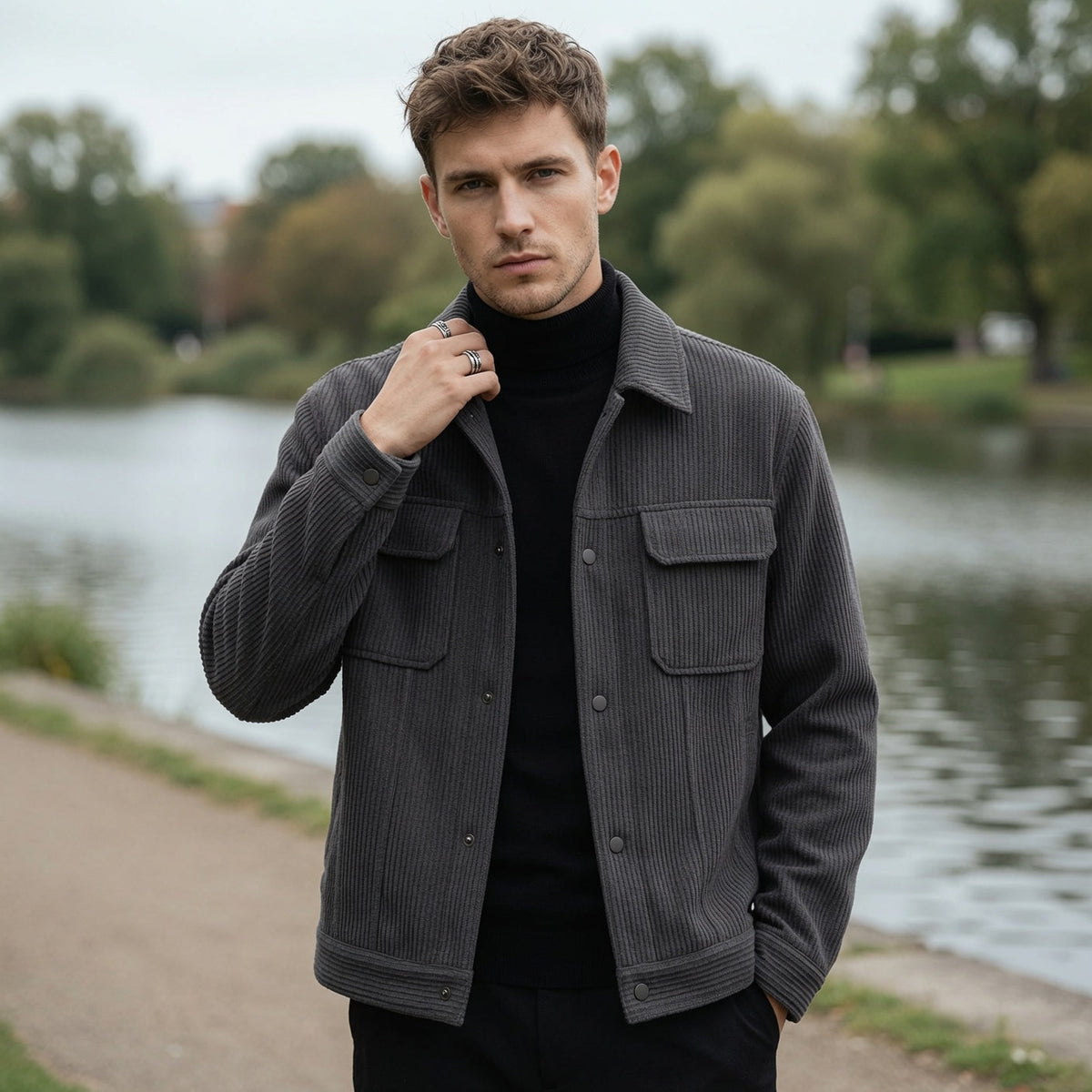 ROBERT Corduroy Fleece Jacket
