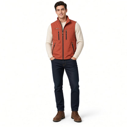 SANDO Multi-pockets Fleece Vest