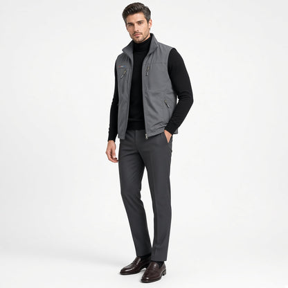 SANDO Multi-pockets Fleece Vest