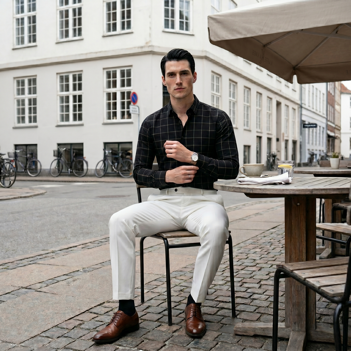 SILVAX Slim Adjustable Casual Pants