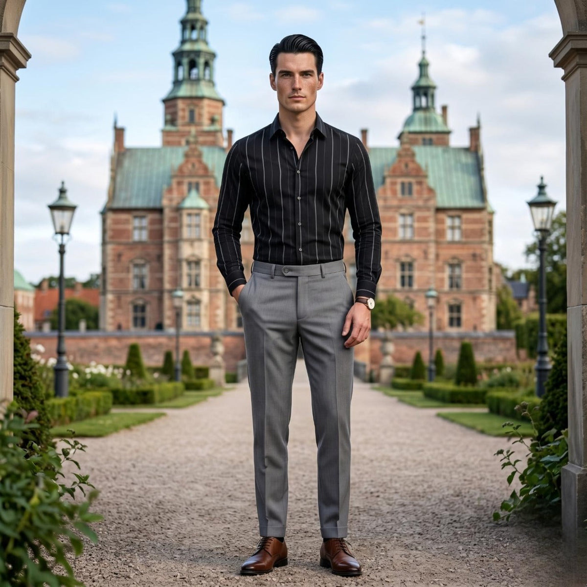 SILVAX Slim Adjustable Casual Pants