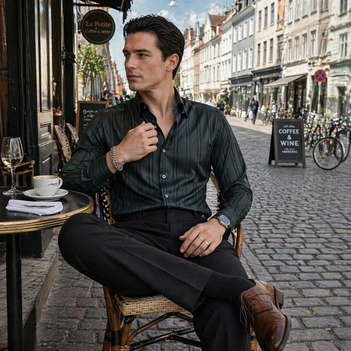 SOPRANO Luxury Striped Business Shirts