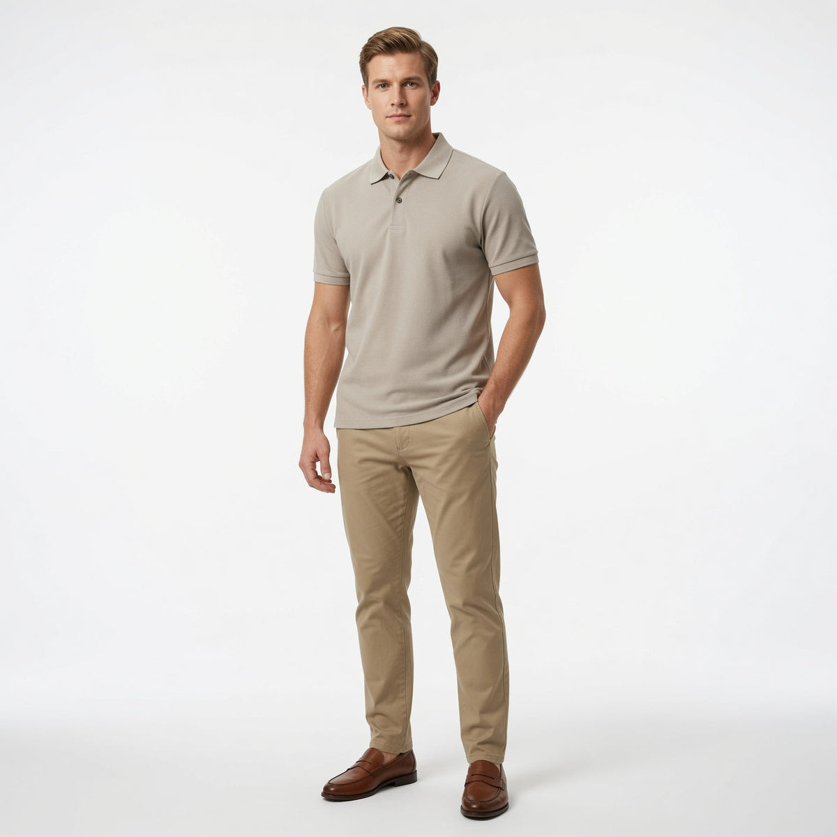 TESSO Breathable Cotton Polo