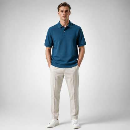 TESSO Breathable Cotton Polo
