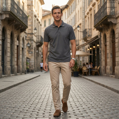 TESSO Breathable Cotton Polo