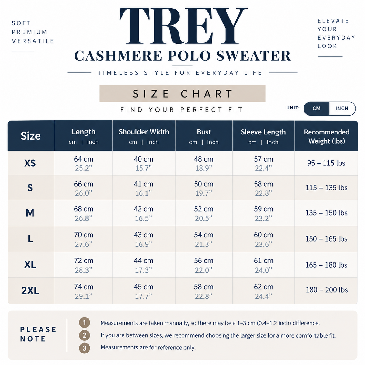 TREY Cashmere Polo Sweater