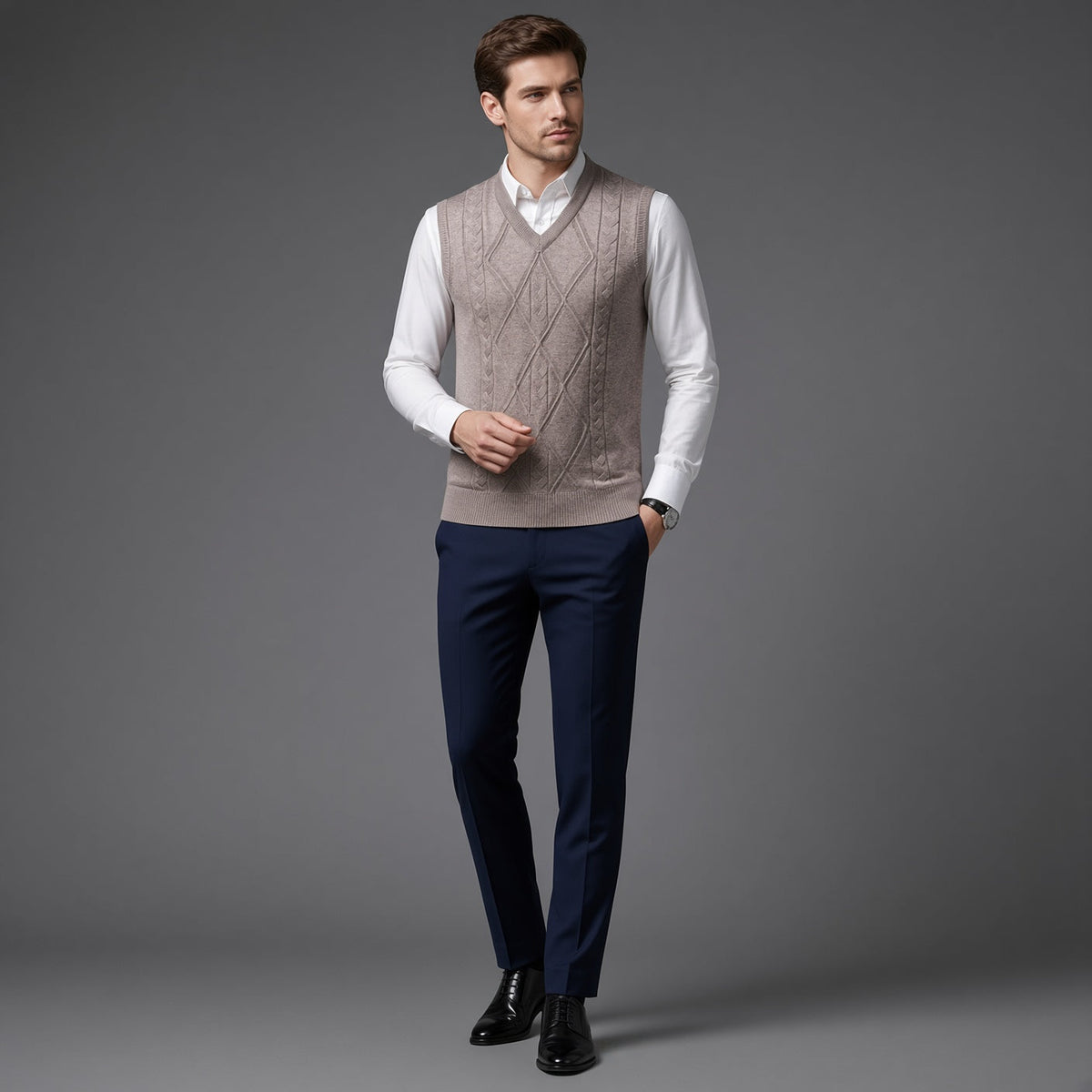 TUX Classic V-Neck Knit Vest