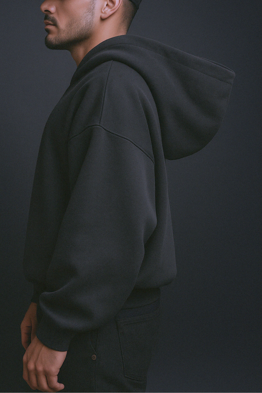 THE INFINICUT - Crop Cut Boxy Hoodie