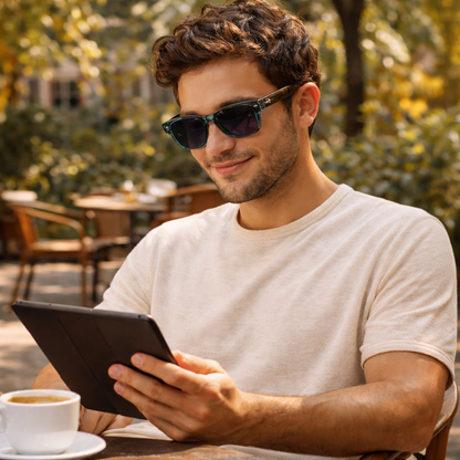 VISO Ultra-Light UV400 Transparent Sunglasses