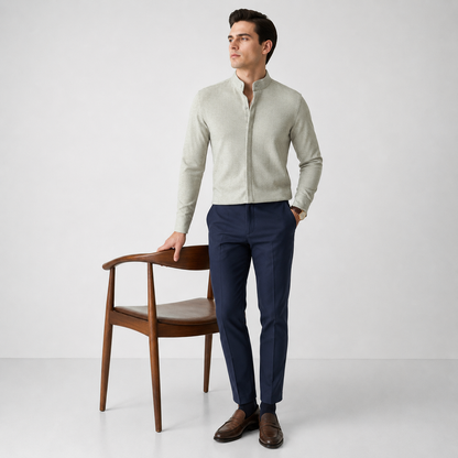 WINDHAM Premium Mandarin Collar Shirt