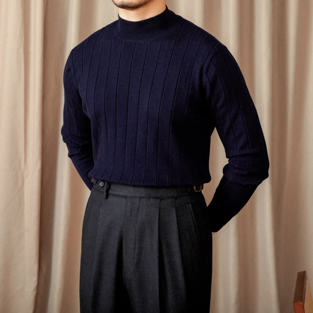 HUGO Mock-Neck Pullover