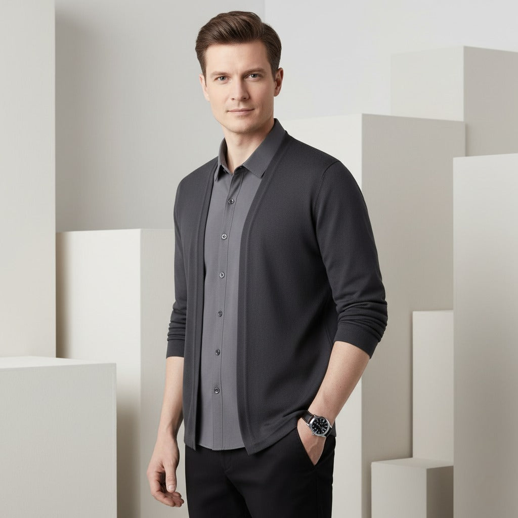 Wexley Cardigan Layered Dual Style Shirt