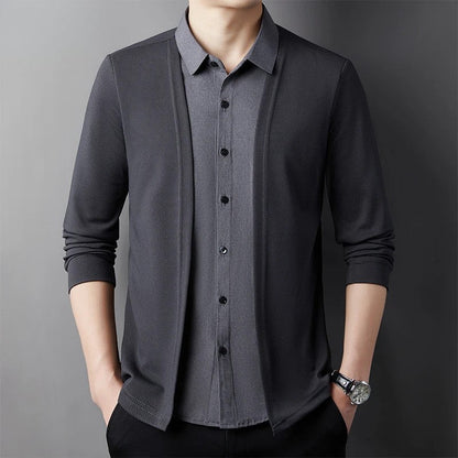 Wexley Cardigan Layered Dual Style Shirt