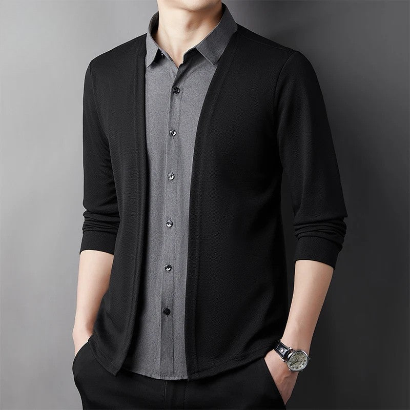 Wexley Cardigan Layered Dual Style Shirt