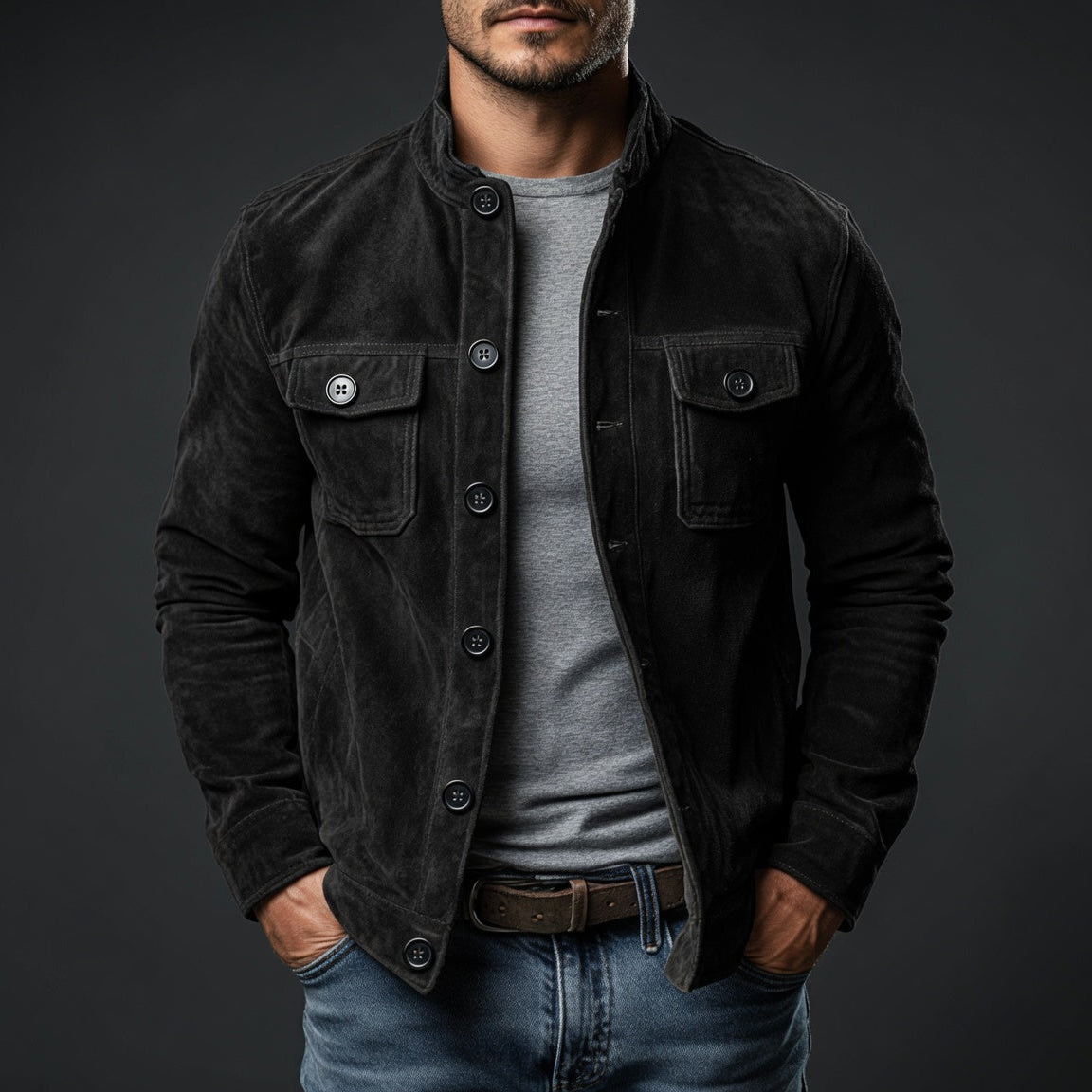 LOUIE Retro Seude Jacket