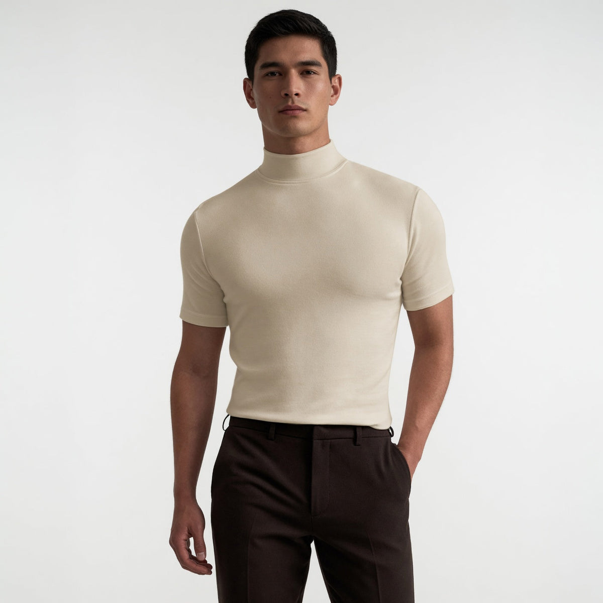 ALTO Men's Mock Neck T-Shirt