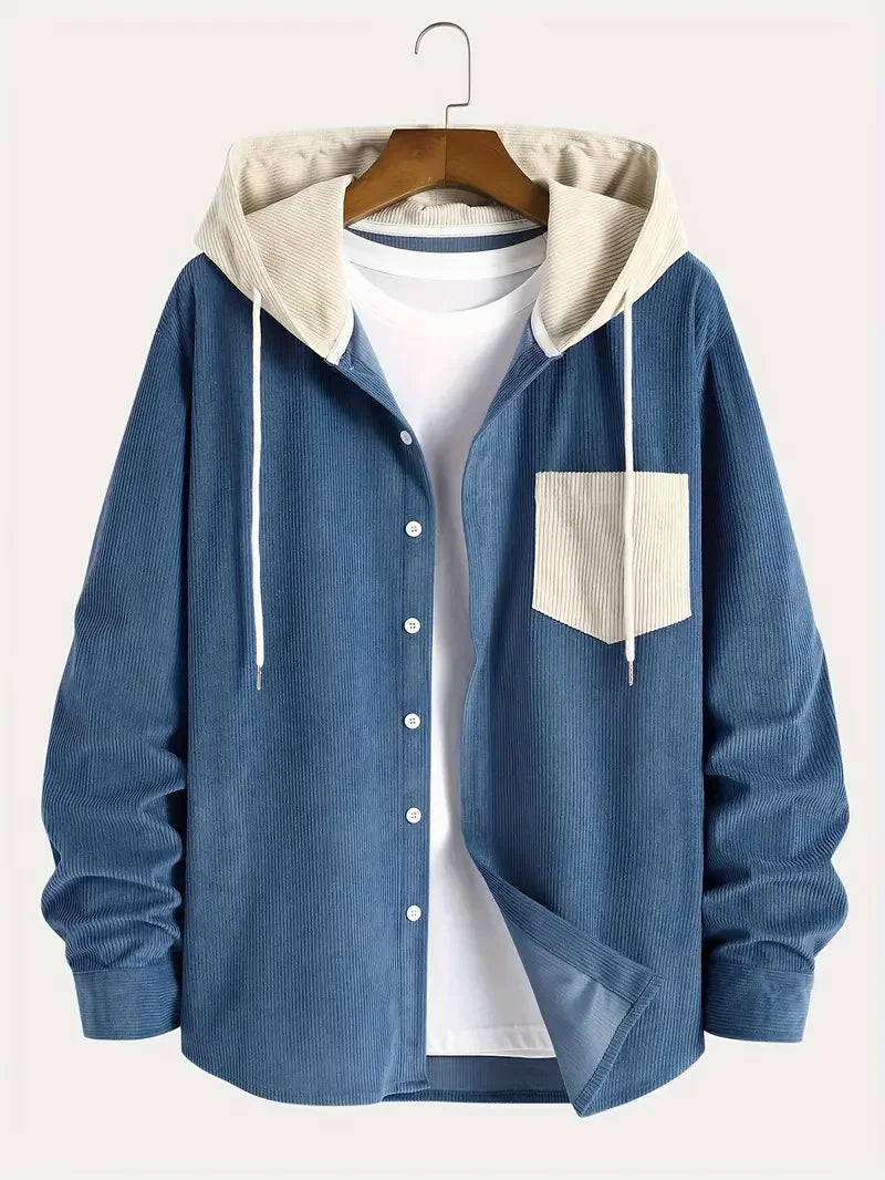 Dominus Corduroy Hooded Jacket