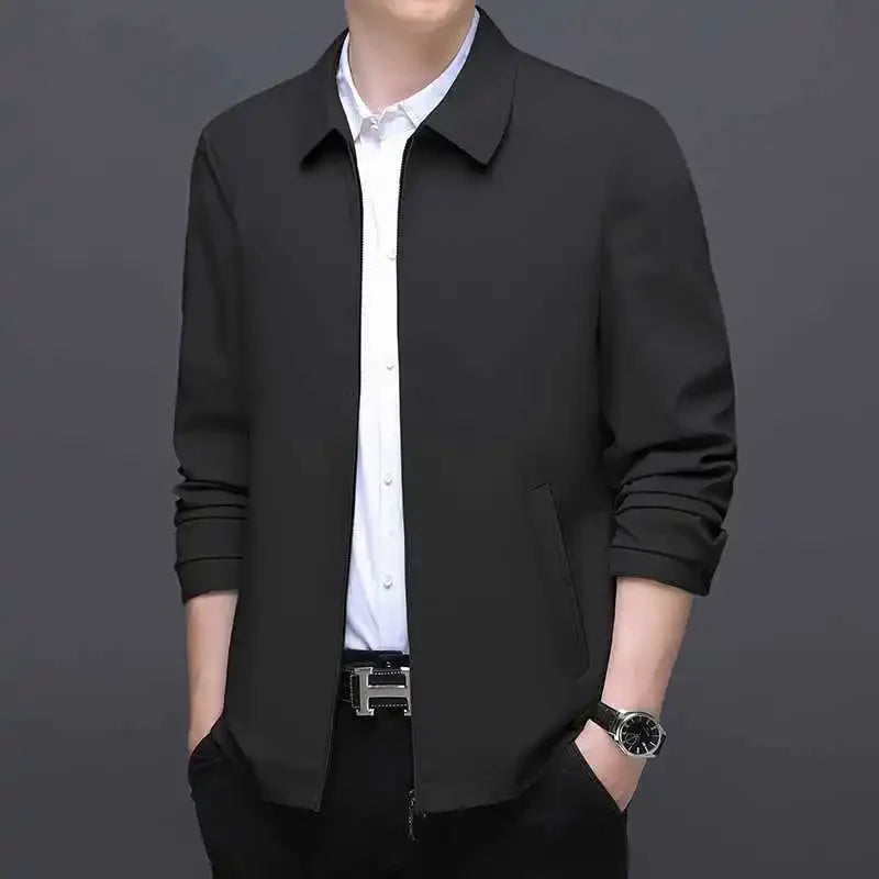 Monza Flip Collar Casual Jacket