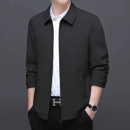 Monza Flip Collar Casual Jacket