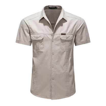 ANXON Double Pocket Polo Shirt