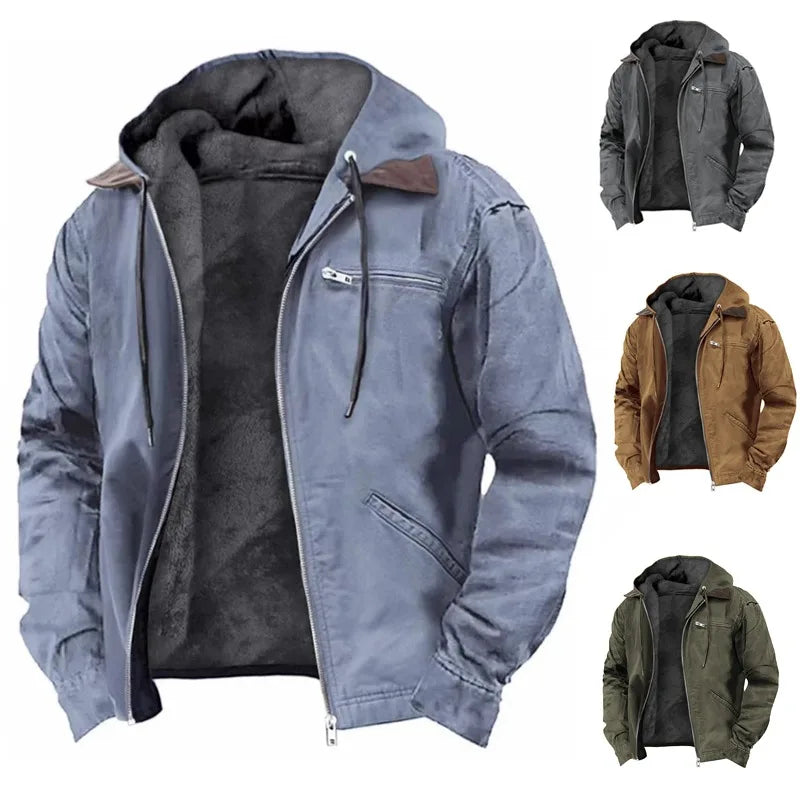 Axton Hooded Zip-Up Jacket