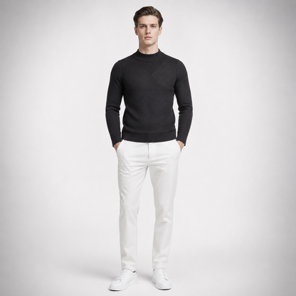CILO Premium Knit Mock Neck Sweatshirt