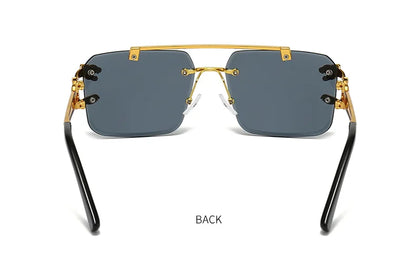 PANTHERA Rimless Retro Sunglasses