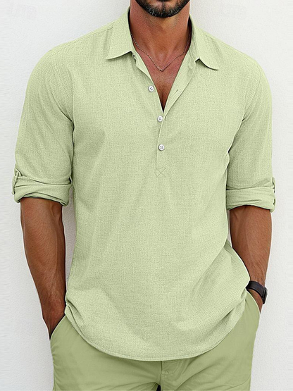Preston™ Classic Cotton & Linen Shirt
