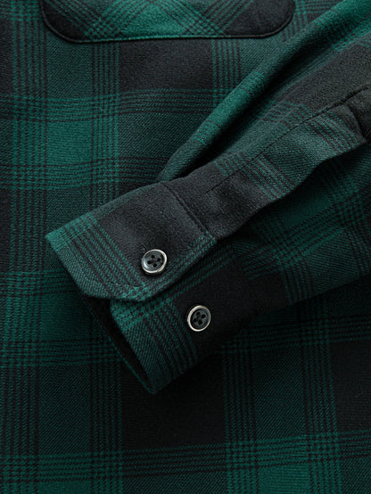 Arvento Cozy Hooded Flannel Shirt