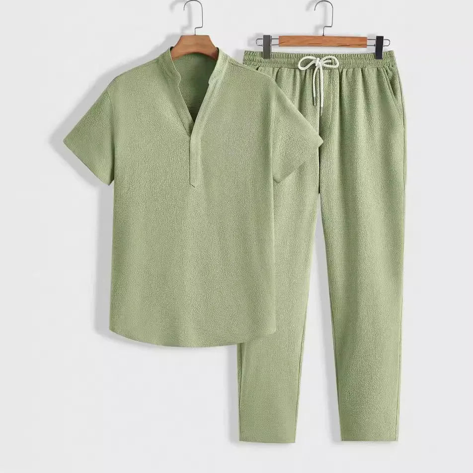 KOS Premium Melange Knit Summer Set