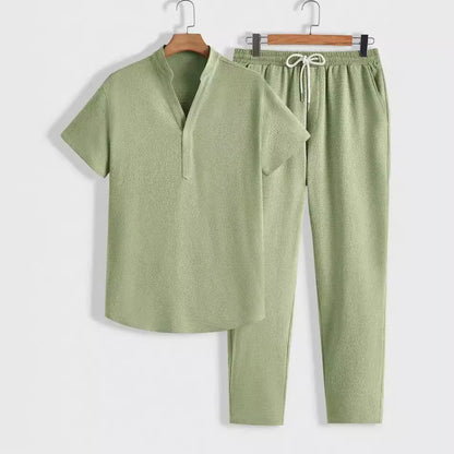 KOS Premium Melange Knit Summer Set
