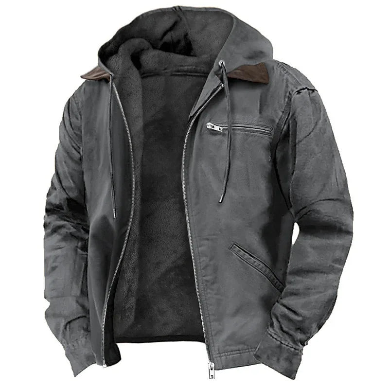 Axton Hooded Zip-Up Jacket