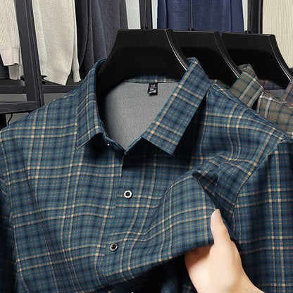 Nexford Plaid Long Sleeve Shirt