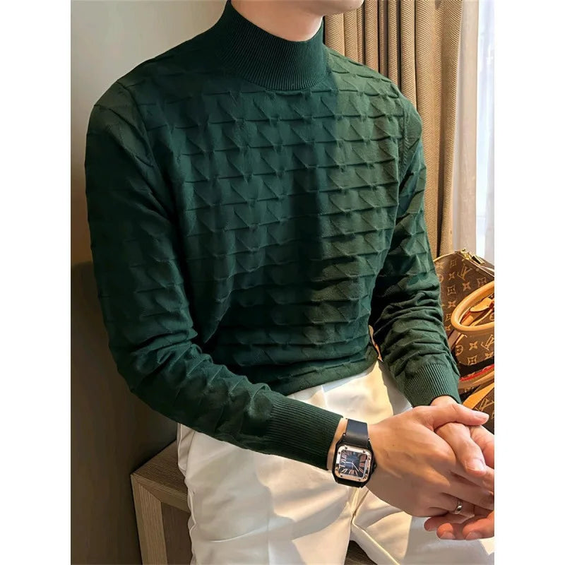 FLOE Wave Pattern Knit Sweatshirt